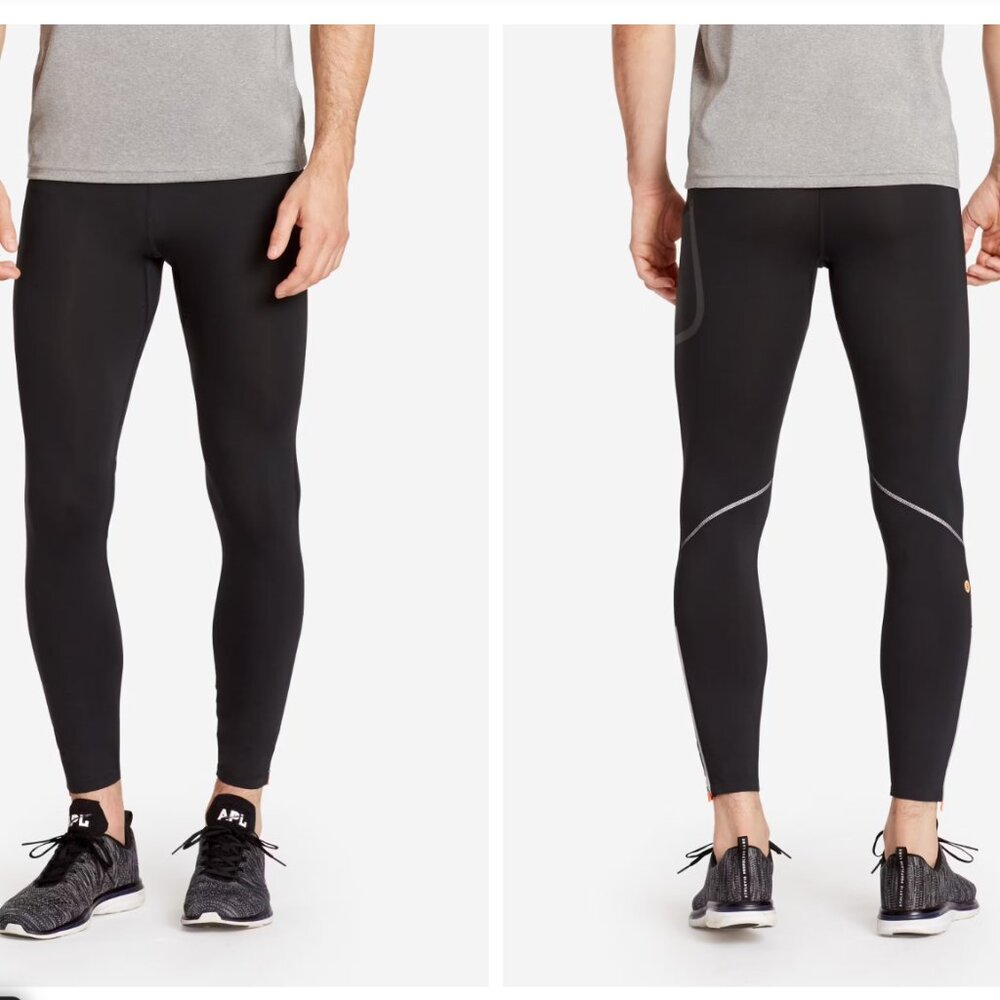 Bonobos GoodSport Pants Mens 40 Long Black Athletic Running Tights Stretch Gym